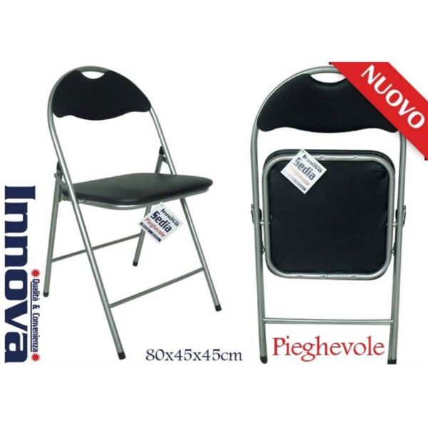 SEDIA RELAX 94 CM NERA