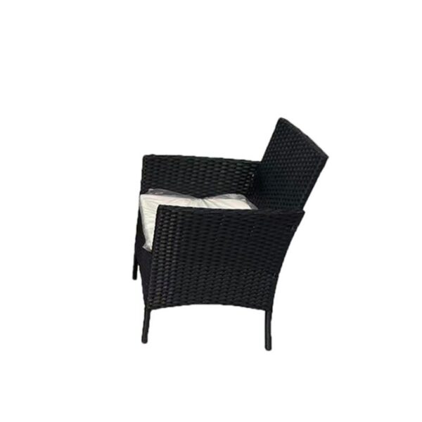 SALOTTO IBIZA RATTAN CON CUSCINO 5CM MARRONE - immagine 3