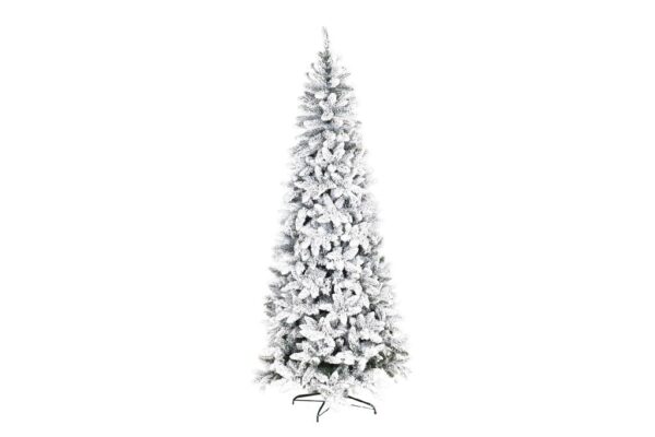 ALBERO DI NATALE 210CM INNEVATO SLIM