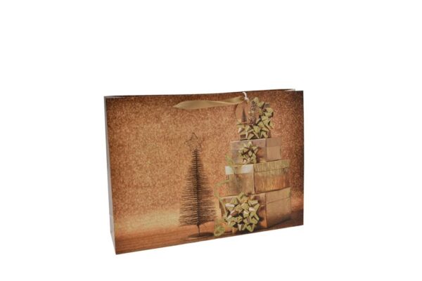 BUSTA CARTA 45,5X10,5X33CM NATALE ALBERO