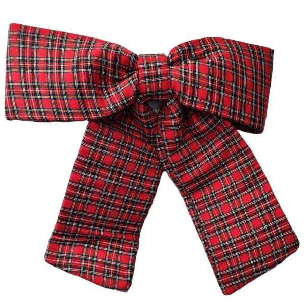 FIOCCO NATALE 60X63CM TARTAN IMBOTTITO