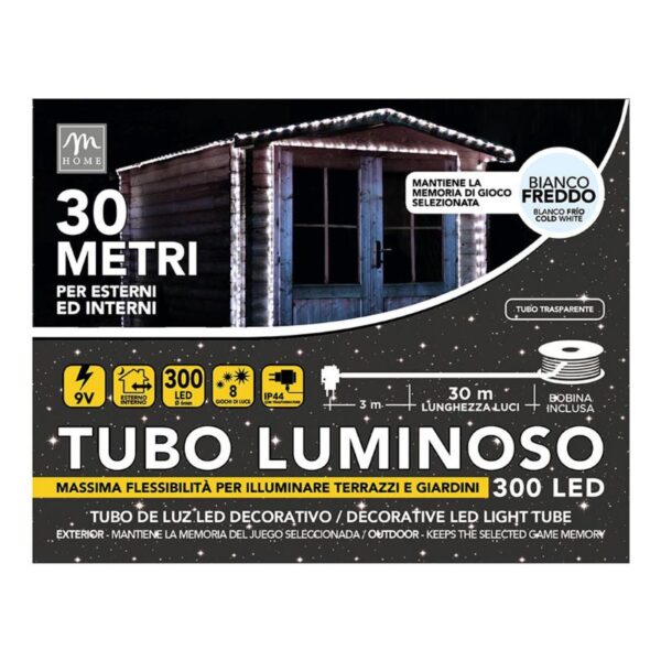 TUBO LUCE 300 LED BIANCO 30METRI