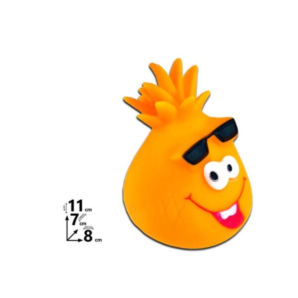 GIOCO PER CANI ANANAS IN GOMMA - immagine 3