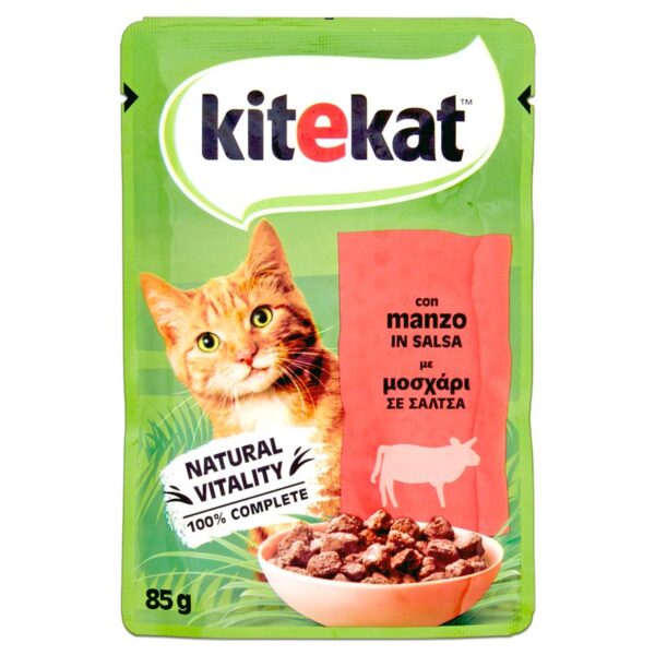 BOCCONCINI GATTO KITEKAT 85G MANZO IN SALSA