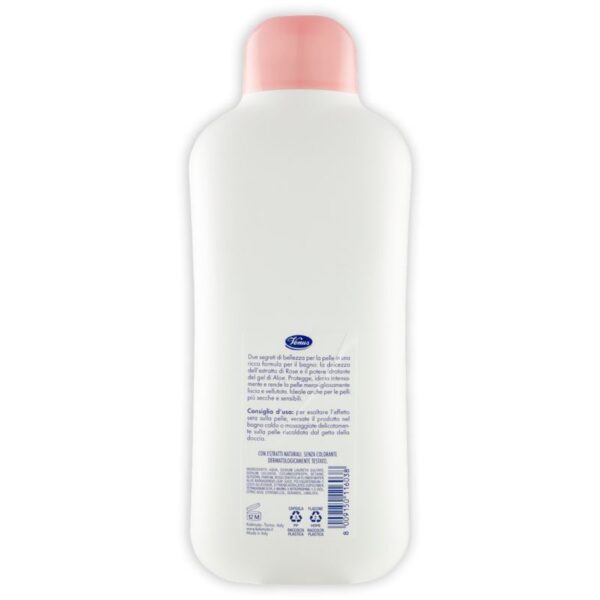 BAGNOSCHIUMA VENUS 650ML ADDOLCENTE  ROSA E ALOE - immagine 2