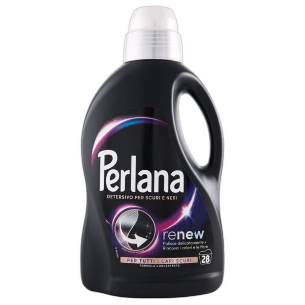 DETERSIVO LAVATRICE PERLANA 28 LAVAGGI 1400ML NERO