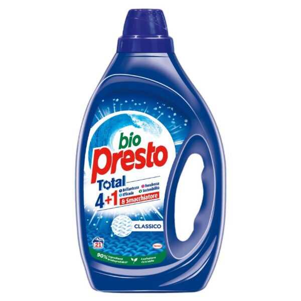 DETERSIVO LAVATRICE BIO PRESTO 21LAVAGGI 945ML CLASSICO