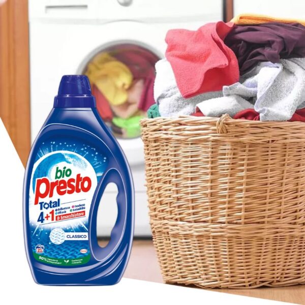 DETERSIVO LAVATRICE BIO PRESTO 21LAVAGGI 945ML CLASSICO - immagine 2