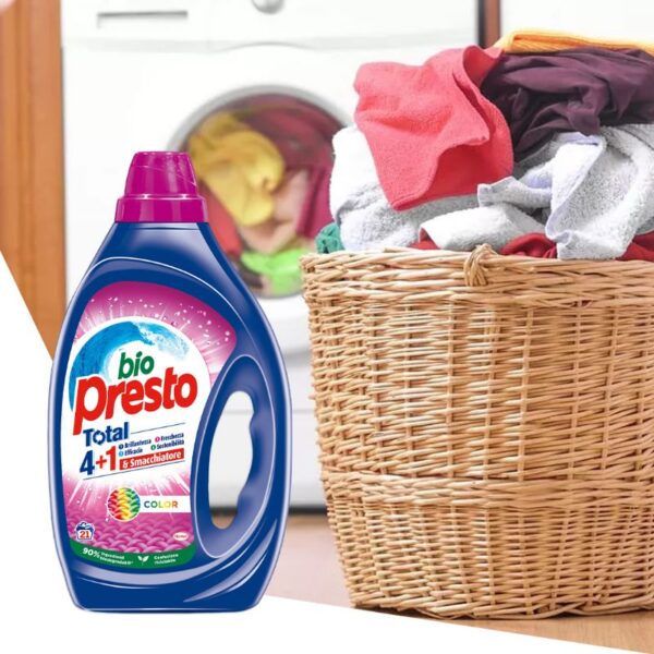 DETERSIVO LAVATRICE BIO PRESTO 21LAVAGGI 945ML COLOR - immagine 2