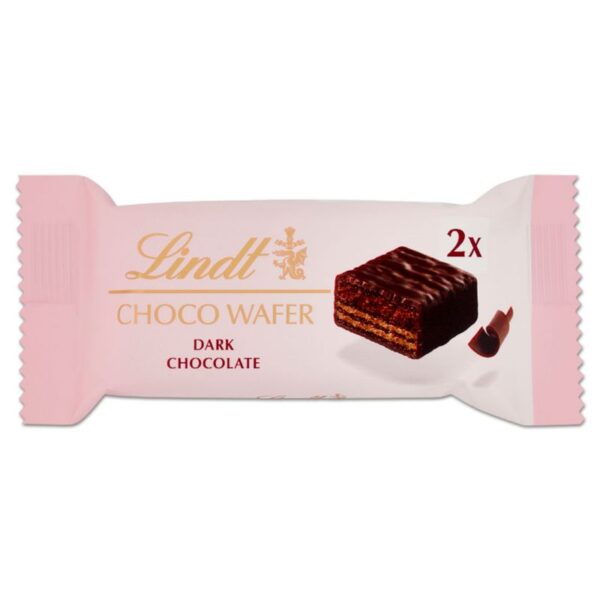 WAFER LINDT 2PZ 26G DARK CHOCOLATE