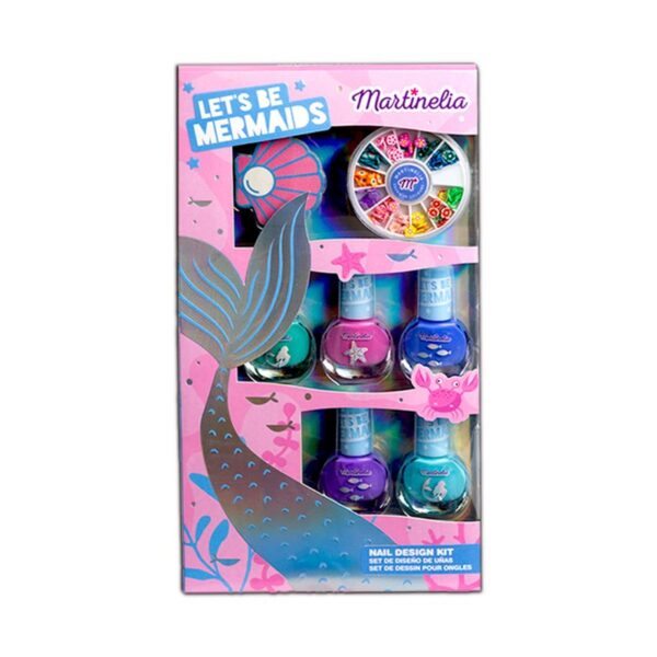 SET MANICURE BABY MARTINELIA  5 SMALTI LIMA PER UNGHIE E DECORAZIONI - immagine 3