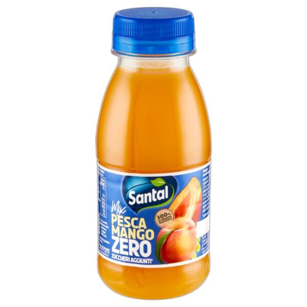 SUCCO SANTAL ZERO 250ML PESCA MANGO PET - immagine 2