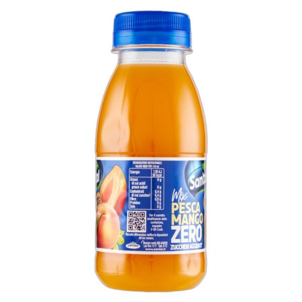 SUCCO SANTAL ZERO 250ML PESCA MANGO PET - immagine 3