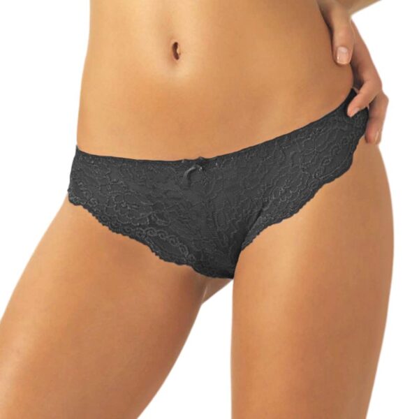COORDINATO INTIMO DONNA HOMEGA  REGGISENO BALCONCINO E SLIP PIZZO - immagine 3
