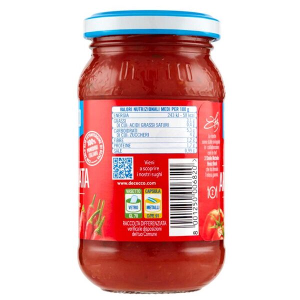 SUGO DE CECCO 200G ARRABBIATA - immagine 3
