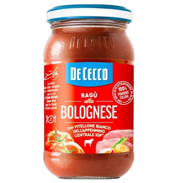 SUGO DE CECCO 190G BOLOGNESE