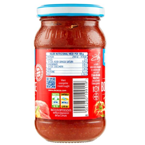 SUGO DE CECCO 190G BOLOGNESE - immagine 3