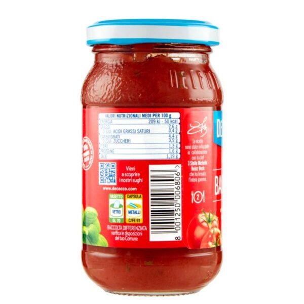 SUGO DE CECCO 200G BASILICO - immagine 2