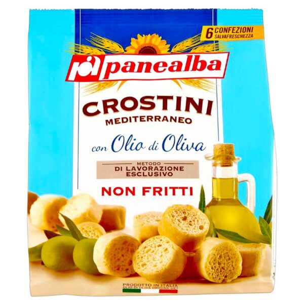 CROSTINI PANEALBA 180GR MULTIPACK  GUSTO MEDITERRANEO - immagine 2