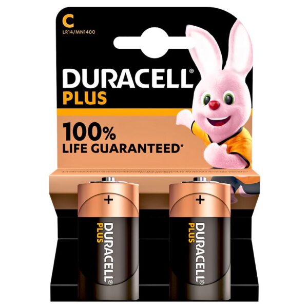 PILE DURACELL PLUS 100 C MEZZA TORCIA B2