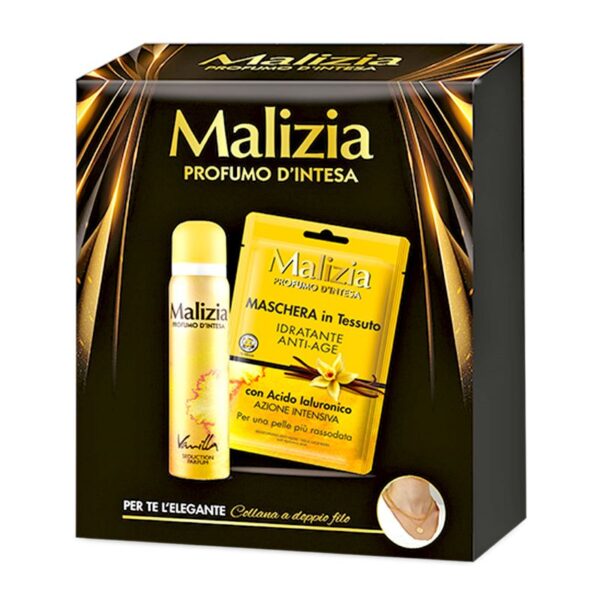 CONFEZIONE REGALO MALIZIA PROFUMO INTESA 3PZ VANILLA