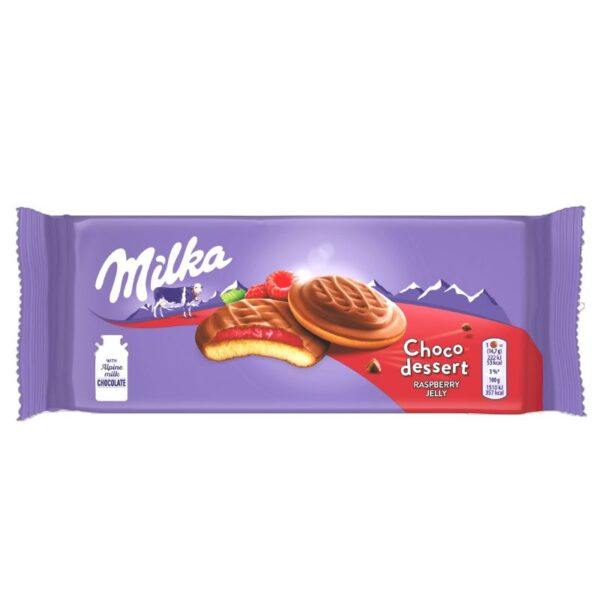 BISCOTTI MILKA 147GR RASPBERRY