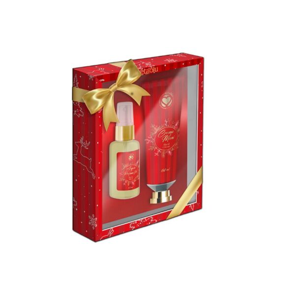 CONFEZIONE REGALO 2PZ CREMA MANI 60ML ACQUA PROFUMATA 50ML - immagine 2