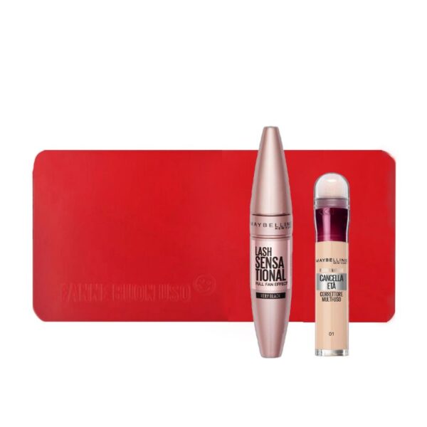 CONFEZIONE REGALO MAYBELLINE  MASCARA CIGLIA SENSAZIONALI+CORRETTORE - immagine 2