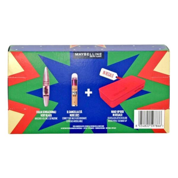 CONFEZIONE REGALO MAYBELLINE  MASCARA CIGLIA SENSAZIONALI+CORRETTORE - immagine 3