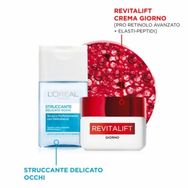 CONFEZIONE REGALO L'OREAL   CREMA VISO 50ML+STRUCCANTE 125ML - immagine 2