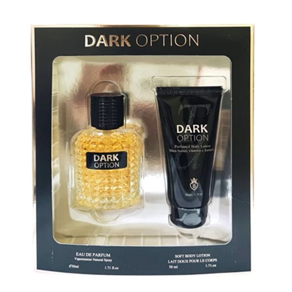 CONFEZIONE REGALO DARK OPTION   BODY LOTION+EAU DE PARFUM - immagine 2