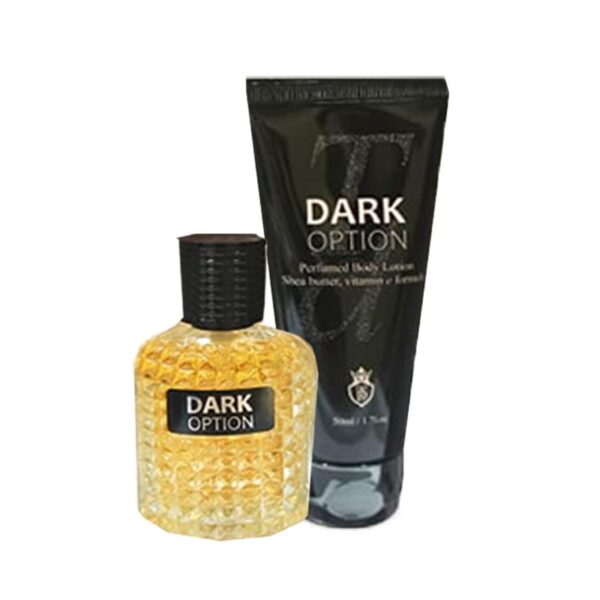 CONFEZIONE REGALO DARK OPTION   BODY LOTION+EAU DE PARFUM - immagine 3