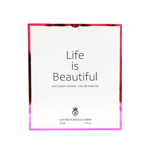 CONFEZIONE REGALO LIFE IS BEAUTIFUL  BODY LOTION+EAU DE PARFUM - immagine 4