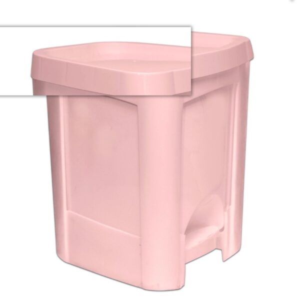 PATTUMIERA 16L A PEDALE ROSA - immagine 3