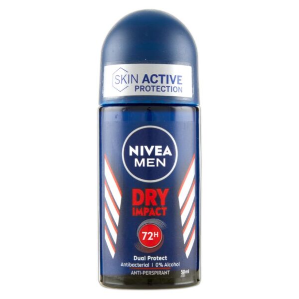 DEODORANTE NIVEA 50ML ROLL ON   DRY IMPACT