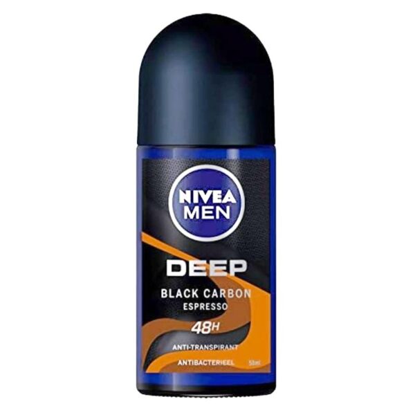 DEODORANTE NIVEA 50ML ROLL ON   BLACK CARBON