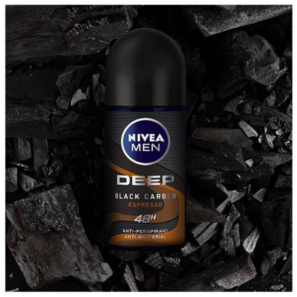 DEODORANTE NIVEA 50ML ROLL ON   BLACK CARBON - immagine 3