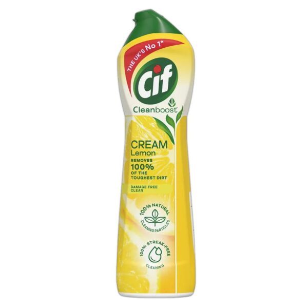 DETERGENTE CREMA CIF 500ML LEMON