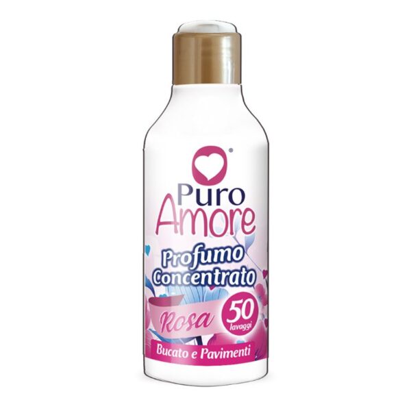 PROFUMO CONCENTRATO BUCATO E PAVIMENTI PURO AMORE 250ML ROSA