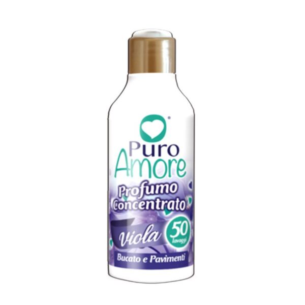 PROFUMO CONCENTRATO BUCATO E PAVIMENTI PURO AMORE 250ML VIOLA