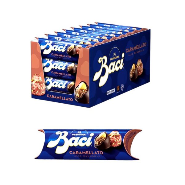 BACI PERUGINA 37,5GR 3PZ TUBO   CARAMELLATO