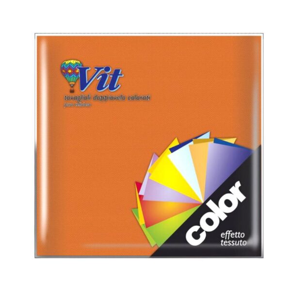 TOVAGLIOLI VIT 32X32CM 2 VELI ARANCIONI