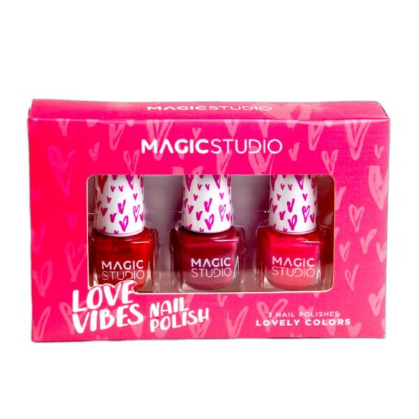 CONFEZIONE SMALTI MAGIC STUDIO 3PZ LOVE VIBES - immagine 3