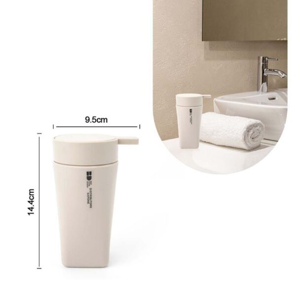 DISPENSER SAPONE BAGNO 14,4X9,5CM  IN PLASTICA - immagine 3